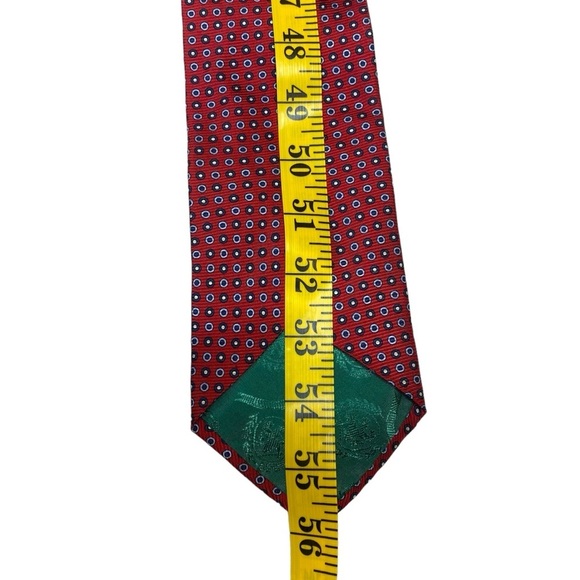 Set of 3 Tommy Hilfiger Mens Silk Printed Executive Ties Wardrobe Professional - Picture 15 of 16